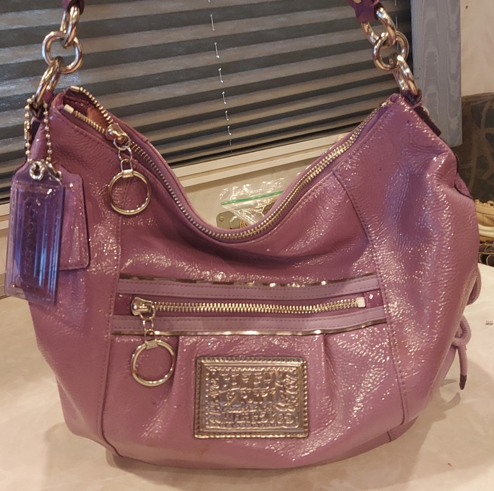 Coach "Poppy" Patent Leather Hobo - Brand New, Never Been Used!